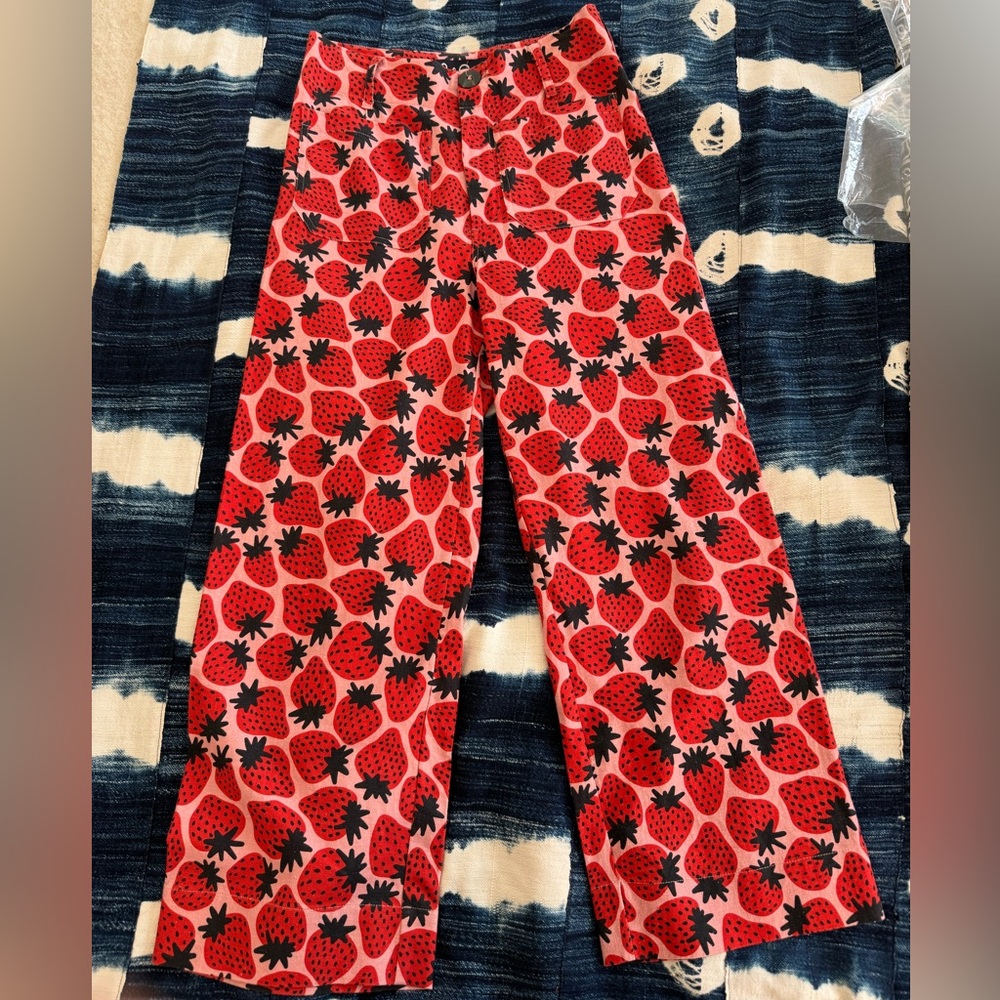 Lesley Evers Dana Pant XS Strawberries